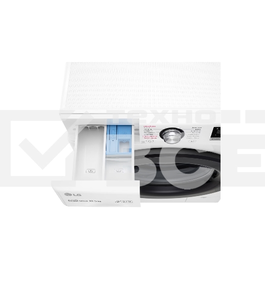 Стиральная машина LG TW4V3RS6W белый, загрузка фронтальная 10,5 кг, 1400 об/мин., класс: А