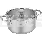 Кастрюля Rondell Modern RDS-1748, 4.8л, 24см, с крышкой, стальной, фото 1