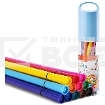 Фломастеры Deli EC156-12 ColoRun 12цв. пластиковая туба, фото 1
