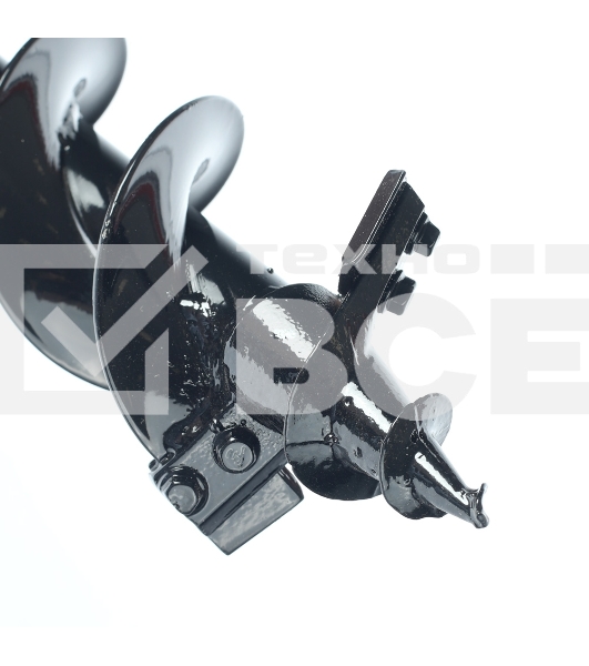 Шнек двухзаходный PATRIOT D 80B для грунта к бензобуру со сменными лезвиями, диаметр 80мм 742004453