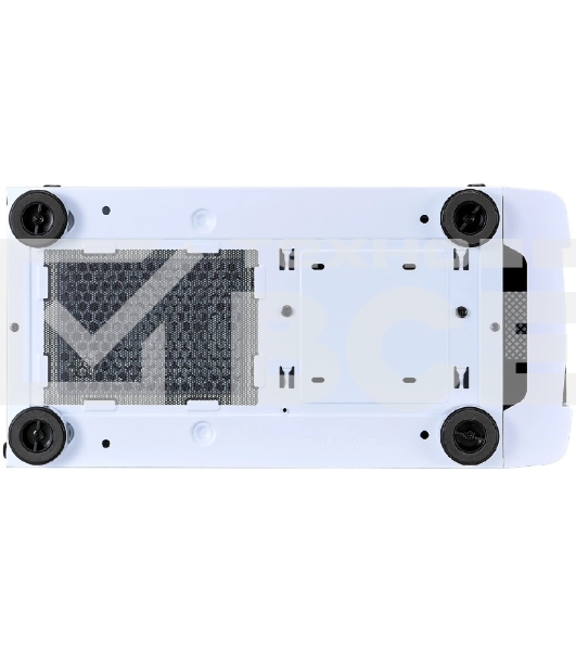 Компьютерный корпус 1STPLAYER DK D4 белый, ATX, 4x120мм FRGb fans