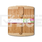 Доска разделочная TalleR TR-52204 с лопаткой, 29,5x34,5x1,9 см + 30,5 см, фото3