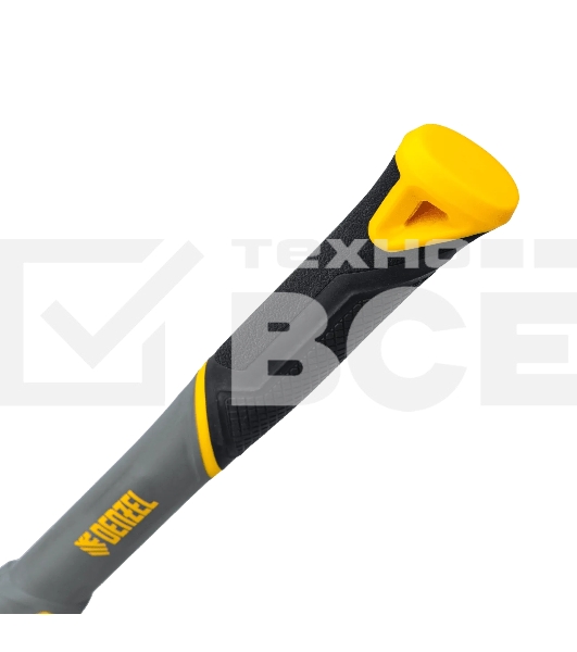 Кувалда с клиновидным бойком Denzel 1,8 кг, фибергласовая рукоятка c TPR