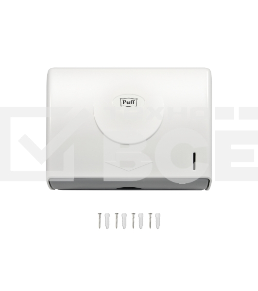 Диспенсер PUFF 1402.102 бумажных полотенец пластиковый -5110