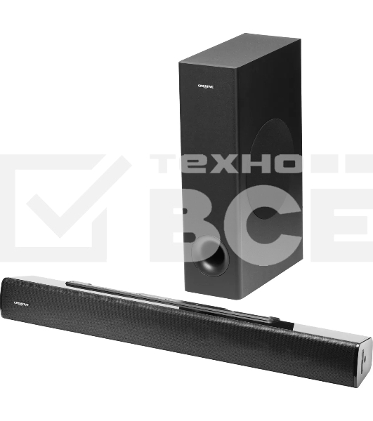Акустическая система Creative Stage V2 2.1 черный 80Вт
