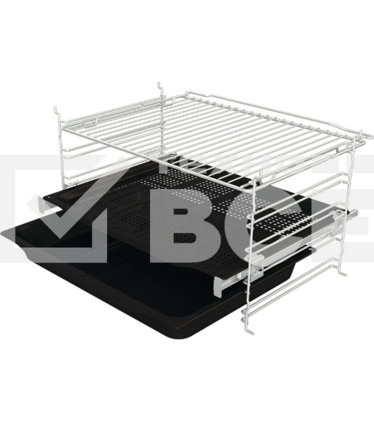 Встраиваемый духовой шкафКоллекция: Ora-Ito, Тип: независимый, Габаритные размеры (ВxШxГ), см: 59.5 х 59.5 х 56.4, : черный, Количество режимов: 11, Тип очистки: паром AquaClean, Телескопические направляющие: на 1 уровне