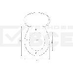 Сиденье для унитаза Виктория белое, фото7