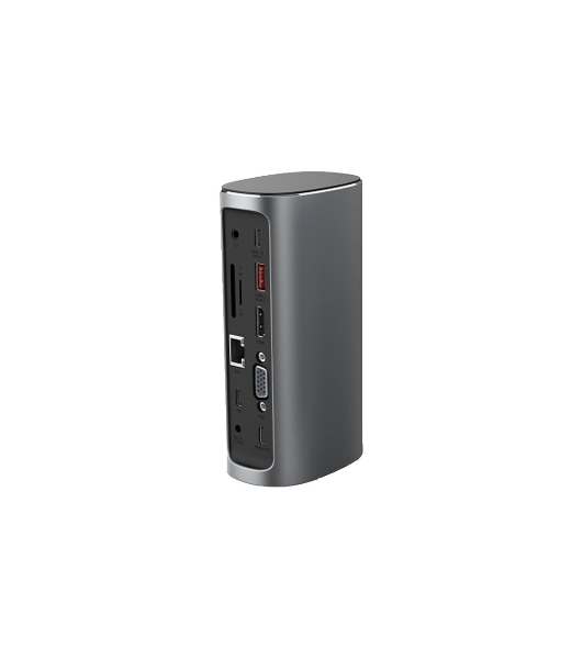 Док-станция Vention TPJH0-EU, USB Type-C, HDMI/VGA/USB/RJ45/SD/3.5мм/PD/DC, USB Type-C