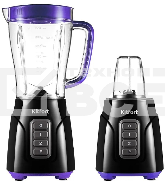 Блендер стационарный Kitfort KT-3032-1 500Вт фиолетовый