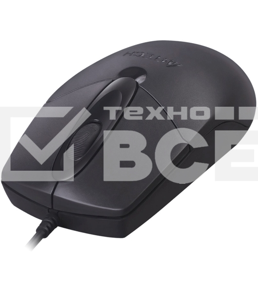 Мышь проводная A4Tech OP-720S черный, 1200 dpi, USB, кнопки - 3
