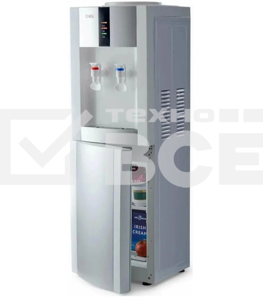 Кулер AEL LD-AEL-47c напольный электронный белый/серебристый
