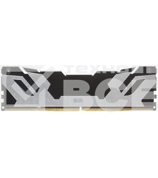 Оперативная память Kingston Fury Renegade, DDR5, 32GB (2x16GB), 6400MHz, CL32, с радиатором, серебристый/черный