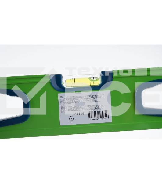 Уровень Сибртех алюминиевый УСМ-0,5-600, фрезерованный, 3 глазка, магнитный, рукоятки, 600 мм