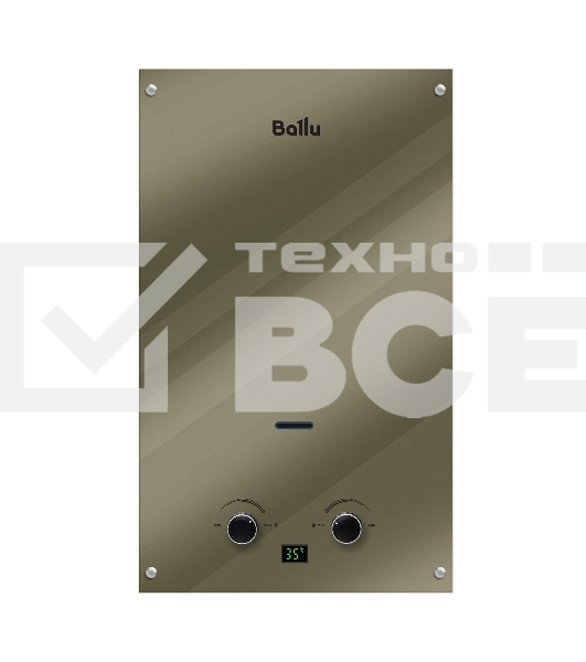 Колонка газовая Ballu GWH 10 Fiery Glass Mirror