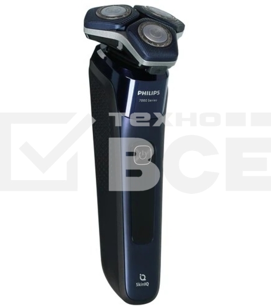 Бритва роторная Philips S7885/50 реж.эл.:3 питан.:аккум. синий