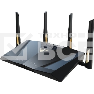 Маршрутизатор ASUS RT-BE88U, черный/желтый, 90IG08V0-MO3N0V
