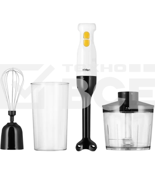 Блендер погружной Kitfort КТ-3511 250Вт белый/черный