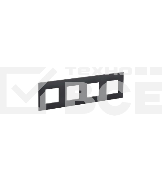 Рамка 4-м IEK SKANDY SK-F04G графит SK-M42-K53
