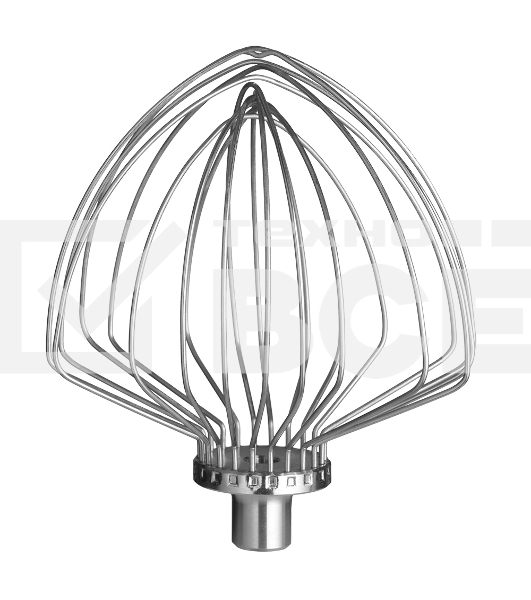 Стальной венчик для чаши KitchenAid 5KSM5THWWSS 4.8 / 4.7 / 4.3 / 3 л., нержавеющая сталь