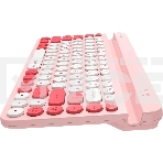 Клавиатура A4Tech Fstyler FBK30 розовый USB беспроводная BT/Radio slim Multimedia (FBK30 RASPBERRY), фото2