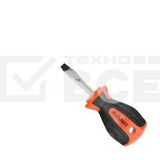 Отвертка Patriot SL6x38, CR-V,магнитная, 2-х компонентная рукоятка