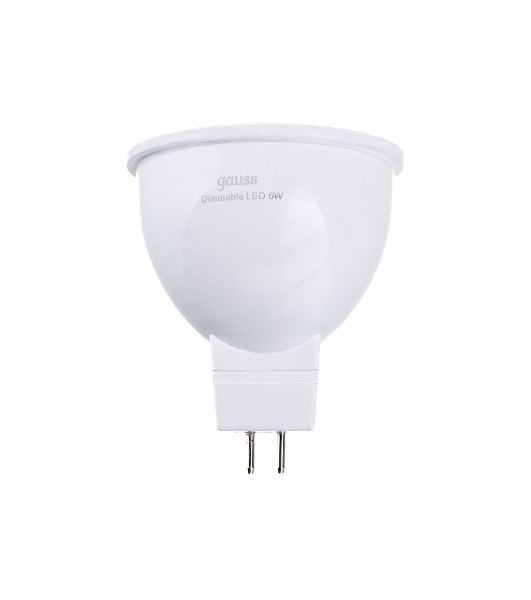 Лампа светодиодная Gauss LED MR16 GU5.3-dim 5W 2700K диммируемая