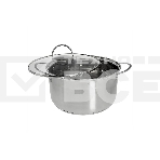 Кастрюля WEBBER BE-349/2 4,8 л, 22 см, из нержавеющей стали со стеклянной крышкой, фото7