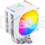 Кулер для процессора JONSBO CR-1400 EVO ARGb (180W, 4-pin PWM, 130мм, Al/Cu, 4x6мм, ARGb, 1x92мм, 38.2CFM, 33.8dBA, 2200RPM, S: 1700/1200/115X, AM4/AM5 белый), фото6