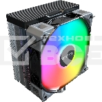 Устройство охлаждения(кулер) Montech NX400 ARGb Soc-AM5/AM4/1200/1700/1851 черный 4-pin 34.17dB Al+Cu 220W Ret (NX400ARGbBK), фото 1