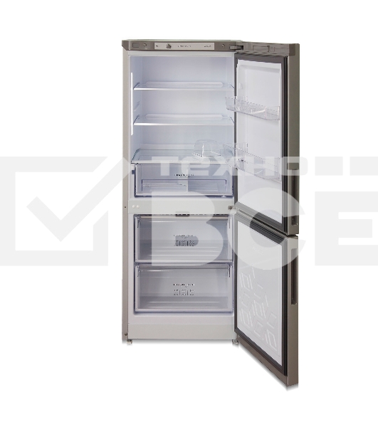 Холодильник Бирюса M6141 металлик двухкамерный 165/60л морозилка снизу