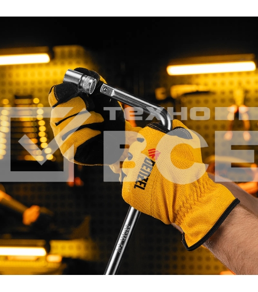 Вороток Г-образный Denzel 375x100 мм, квадрат 1/2