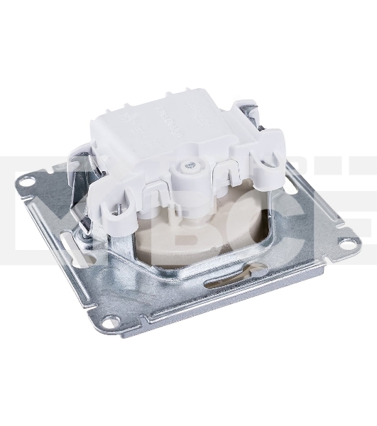 Механизм розетки 1-м СП AtlasDesign без заземл. 16А алюм. SchE ATN000341