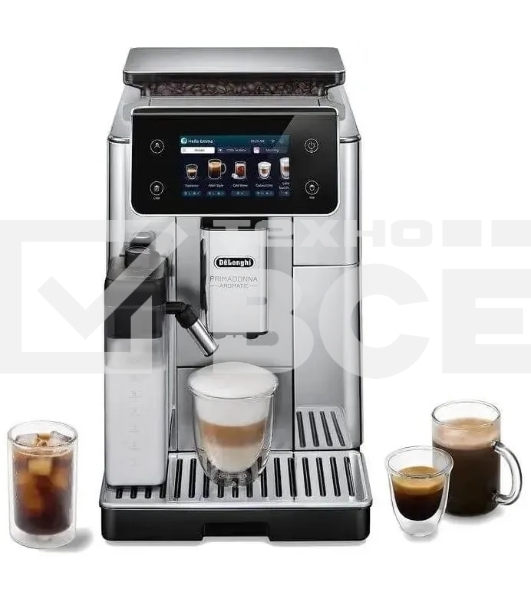 Кофемашина DeLonghi ECAM630.55.SSM 1450Вт черный/серебристый