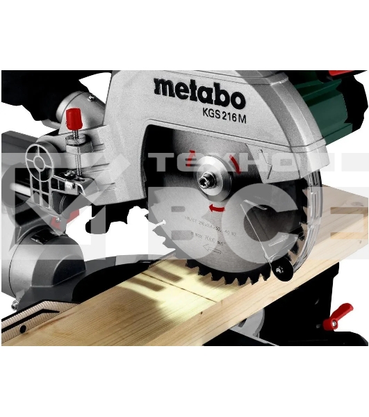 Торцовочная пила Metabo KGS 216 M 1500Вт 5000об/мин d=216мм