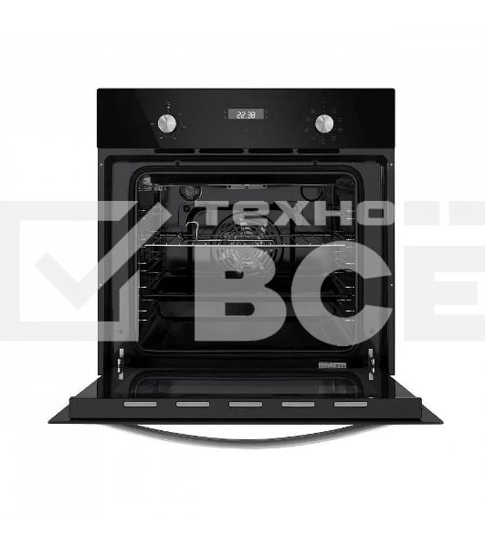 Духовой шкаф электрический Maunfeld EOEM.589B черный/серебристый, встраиваемый