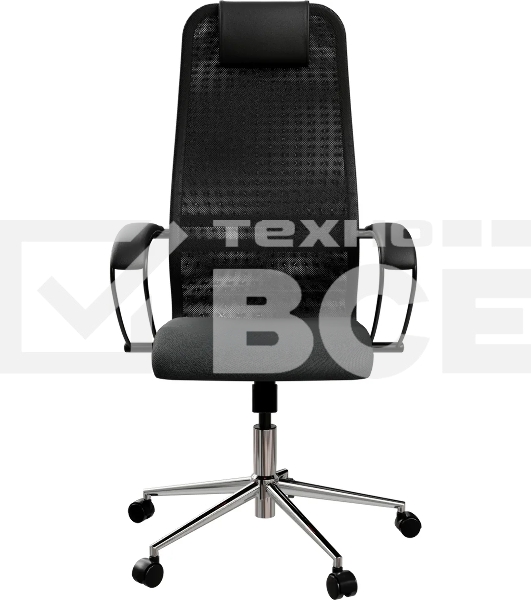 Кресло офисное SU-B-8/подл.130/осн.009, черный DA.12.1.2A2 zDA.12.1.2A2