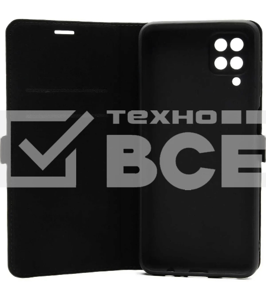 Чехол (флип-кейс) BORASCO Book Case, для Samsung Galaxy M32, черный [40353]