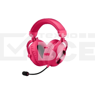 Игровая беспроводная гарнитура Logitech G Pro X 2 Wireless, розовый [981-001275]