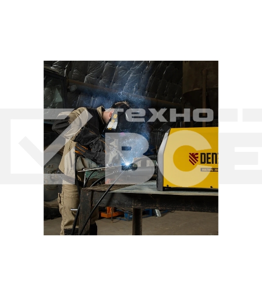 Аппарат инвертор. полуавтомат. сварки MultiMIG-200DP Synergy Double Pulse, 200 А, ПВ 80% Denzel