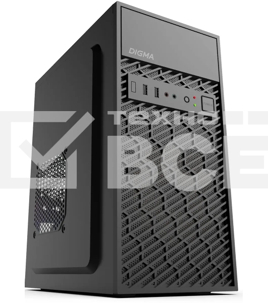 Компьютерный корпус Digma DCC-MN303 черный без БП mATX 1x80mm 2x120mm 1xUSB2.0 1xUSB3.0 audio