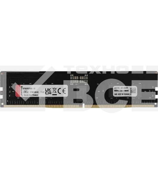 Оперативная память Kingston Fury Renegade Pro, DDR5, 16GB (1x16GB), 6000MHz, CL32, ECC, RDIMM