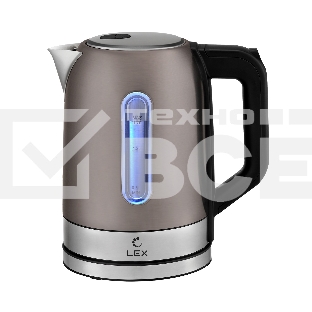 Чайник электрический LEX LX 30018-3, кофейный