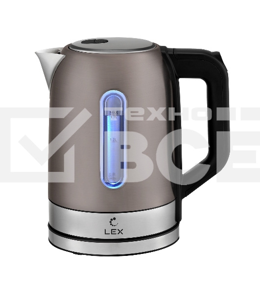 Чайник электрический LEX LX 30018-3, кофейный