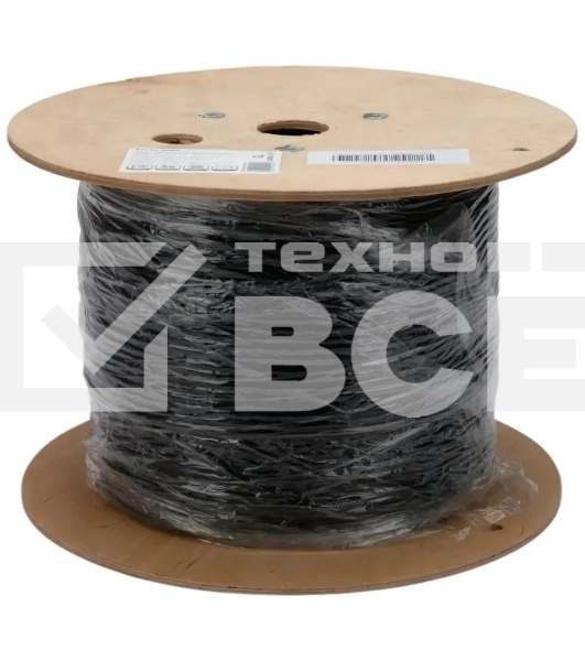 Кабель Cablexpert Россия FPC-5051E-4-CU, FTP indoor 4x2x0.51, медный, кат.5e, однож., 305м, box, серый