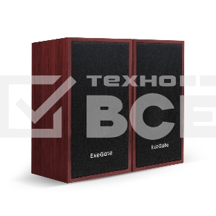 Акустическая система 2.0 ExeGate EX287059RUS Tango 314 (питание USB, 2х3Вт (12 Вт RMS), 80-20000Гц, темное дерево)