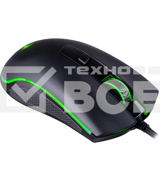 Мышь проводная Redragon Cypher 72075, черный, 12800 dpi, USB, кнопки - 7