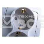 Розетка 2-м CLASSICO защ. шторки с заземл. 2128x бел. ASD / IN HOME 4690612000985, фото5