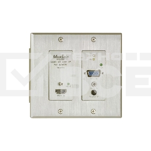 Передатчик-энкодер MuxLab 500773-TX HDMI / VGA over IP, UHD-4K, в форме декоративной настенной розетки, с PoE