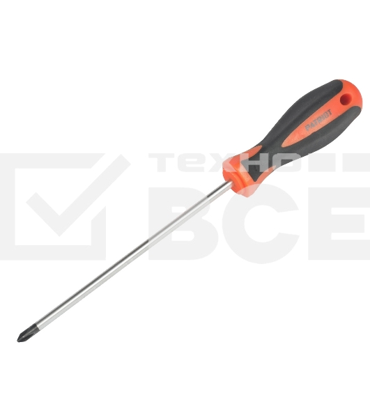 Отвертка Patriot PH1x150, CR-V,магнитная, 2-х компонентная рукоятка