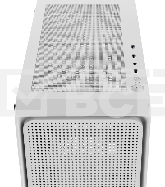 Компьютерный корпус Ocypus Gaммa C50 без БП белый (Gaммa-C50-WHG000XX-GL)